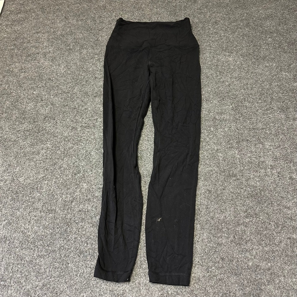 Lululemon Leggings Womens Size 4 Black Align High Rise Soft Athletic Yoga Pants